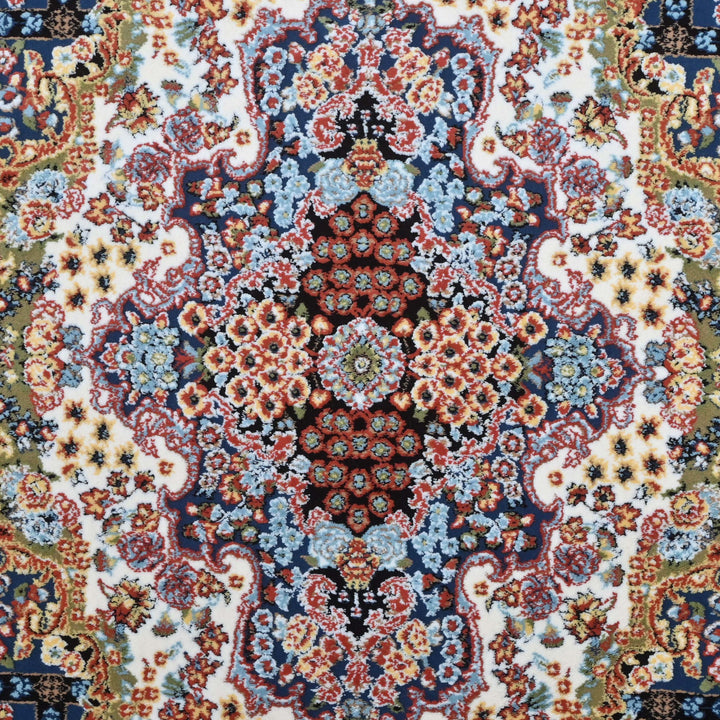 Multi Colour Persian Round Rug 3x3 Ft