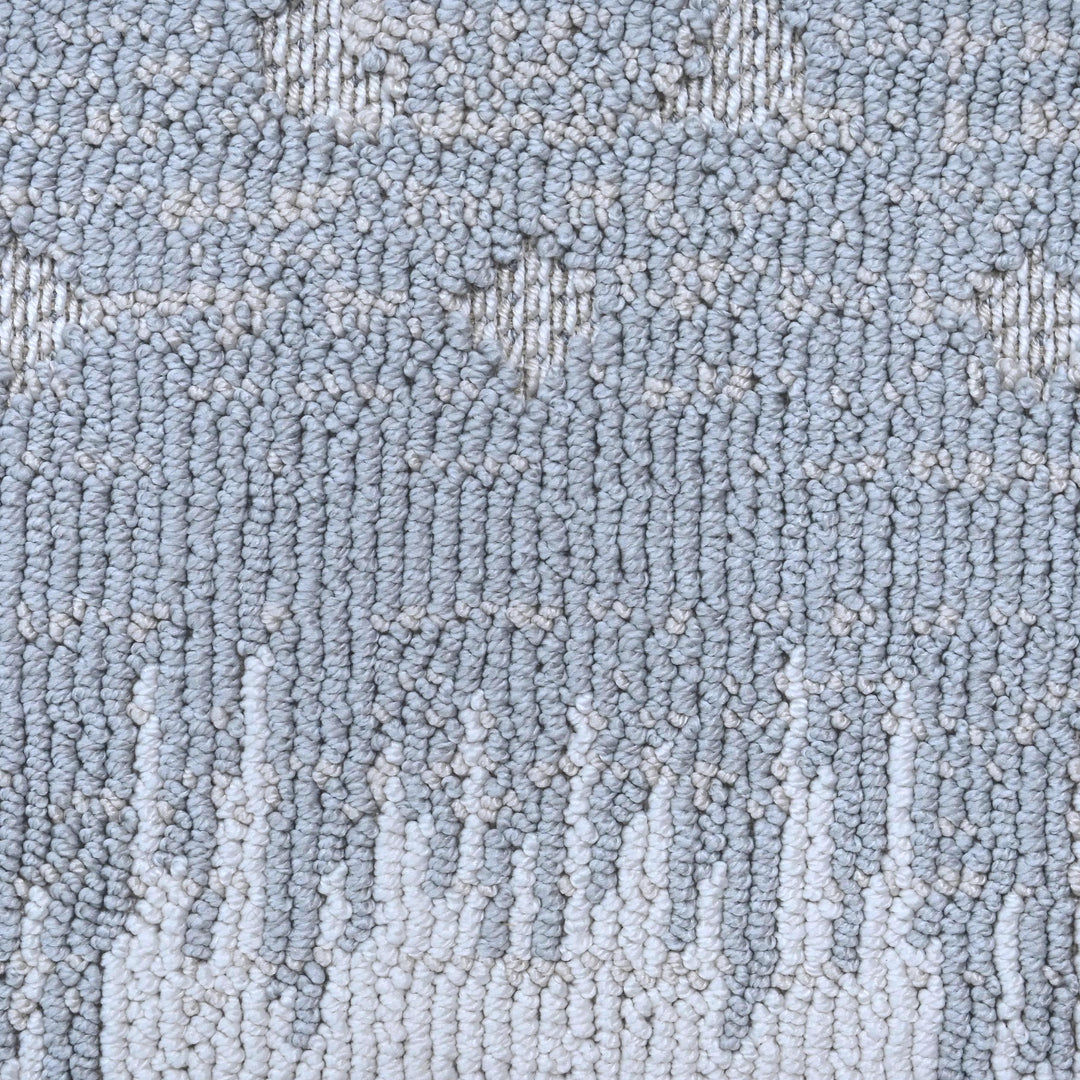 Grey Geometric Turkish Rug 5X8 ft