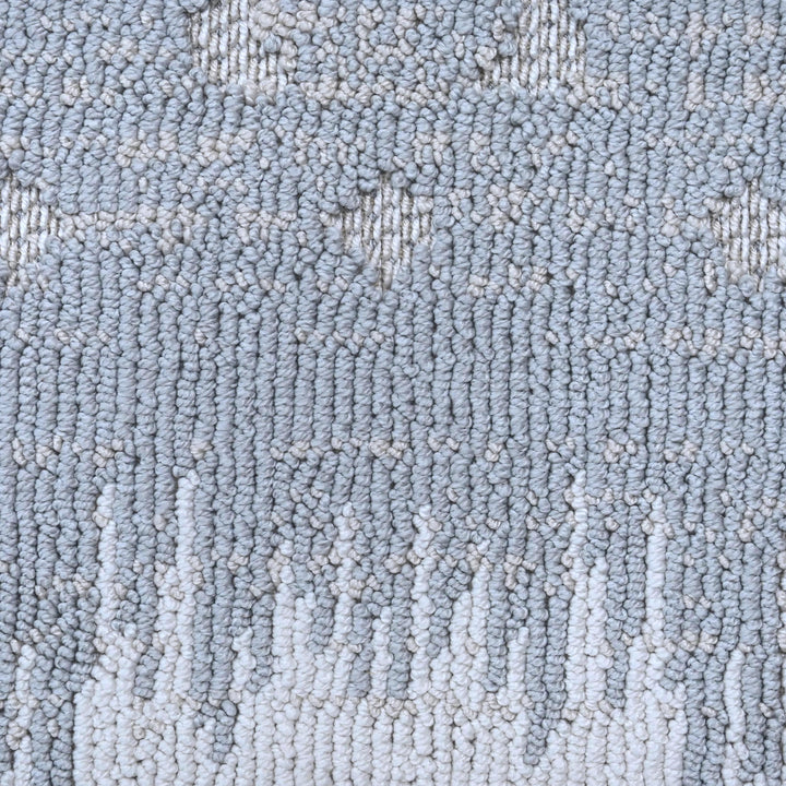 Grey Geometric Turkish Rug 5X8 ft