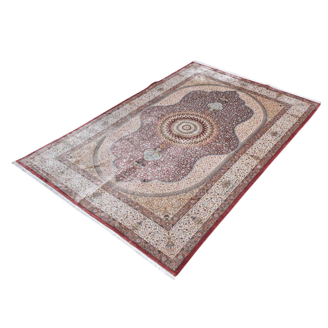 Supreme Fine Persian Silk Rug 5X7 Ft