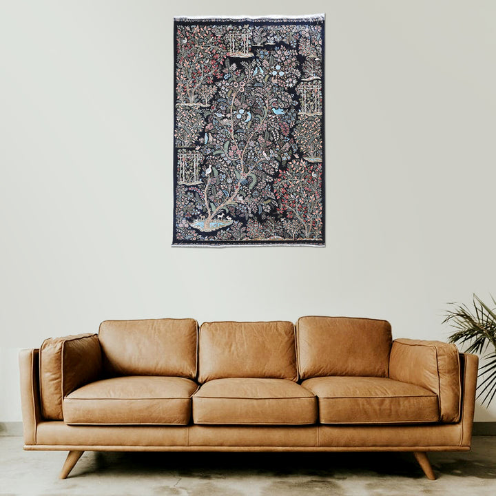 Supreme Fine Persian Silk Rug 5X7 Ft