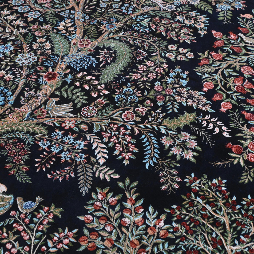 Supreme Fine Persian Silk Rug 5X7 Ft