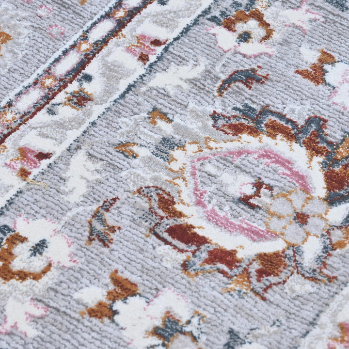 Multi Traditional Turkish Rug 7x10 ft