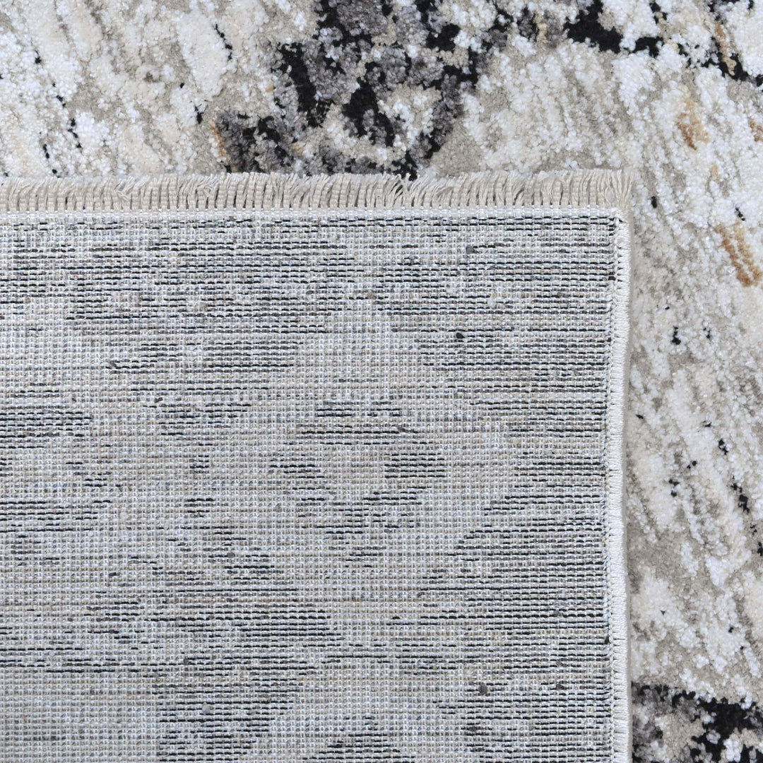 Tribal Diamond Grey Turkish Rug 5X8 FT