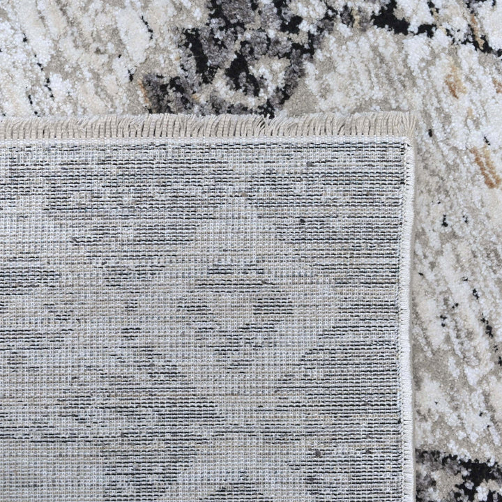 Tribal Diamond Grey Turkish Rug 5X8 FT