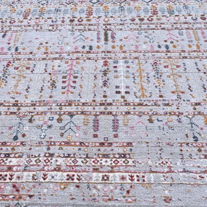 Multi Traditional Turkish Rug 7x10 ft