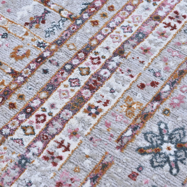 Multi Traditional Turkish Rug 7x10 ft