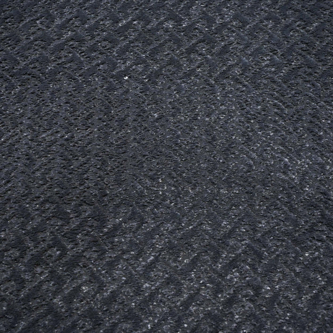 Plain Charcoal Grey Turkish Rug 5X8 FT