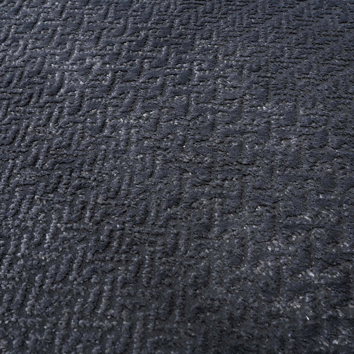 Plain Charcoal Grey Turkish Rug 5X8 FT