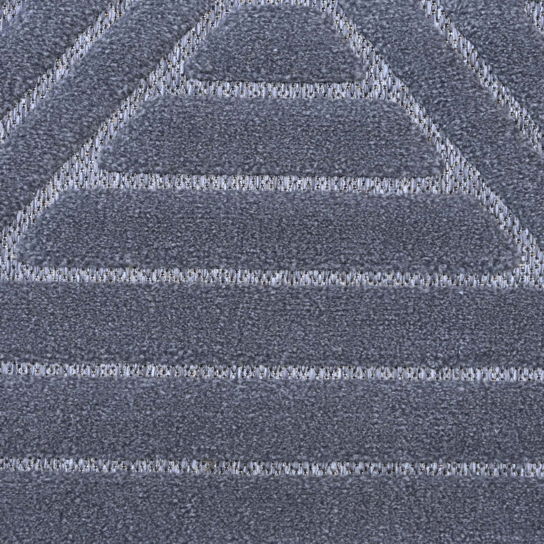 Diamond Geometric Blue Turkish Rug 5X8 FT