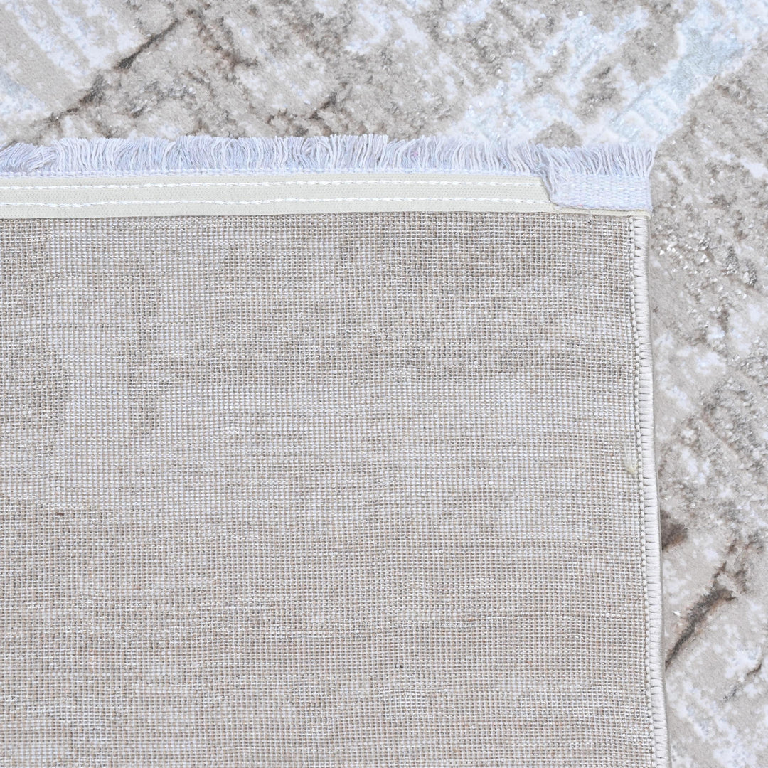 Cream Ivory Turkish Rug 7x10 ft