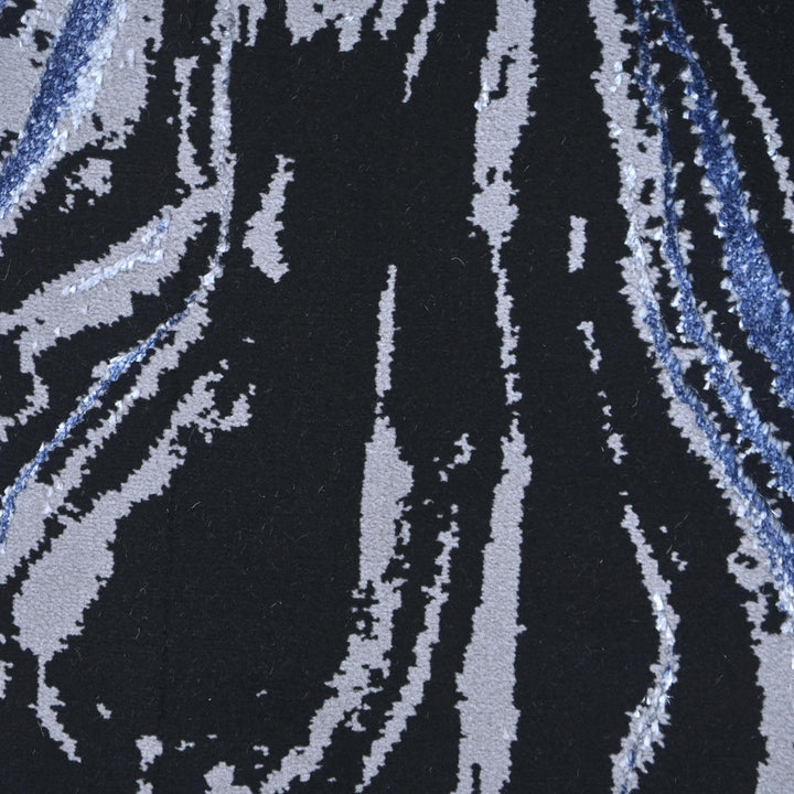 Blue & Black Turkish Rug 7x10 ft