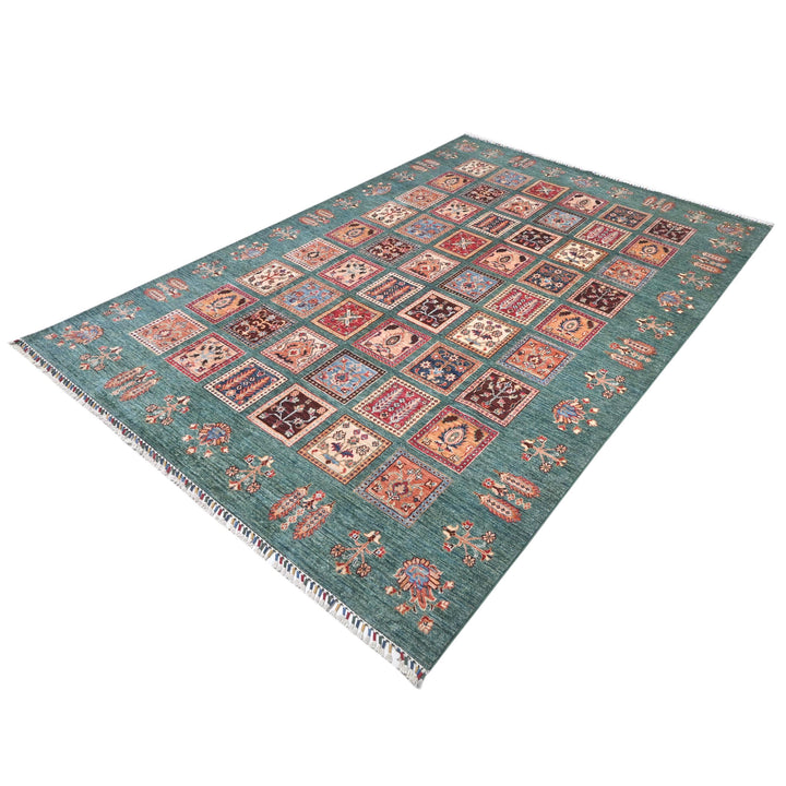 Khurjin Handmade Rug  9.11X6.9 FT