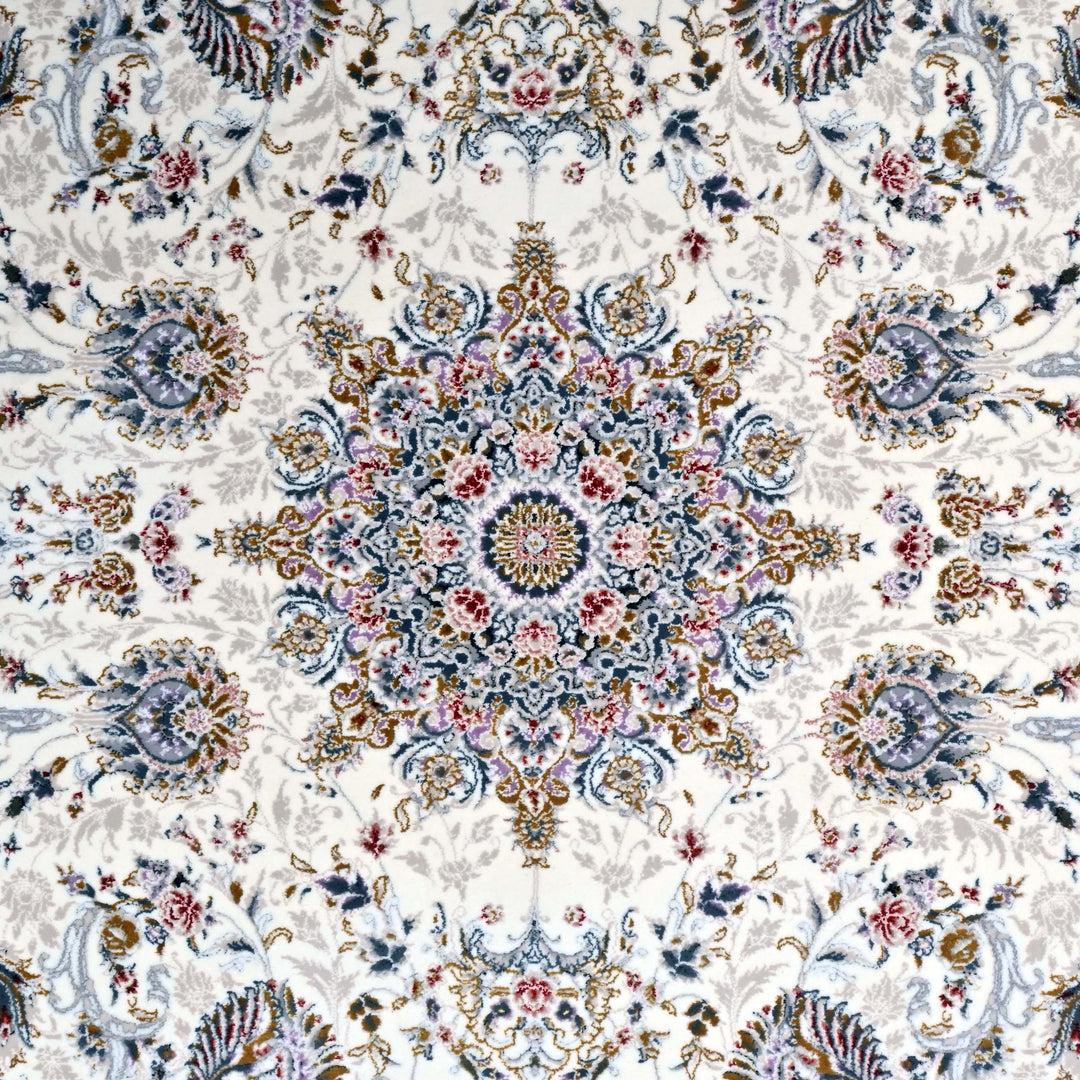 Blush Pink Persian Khas Rug 5X8 FT