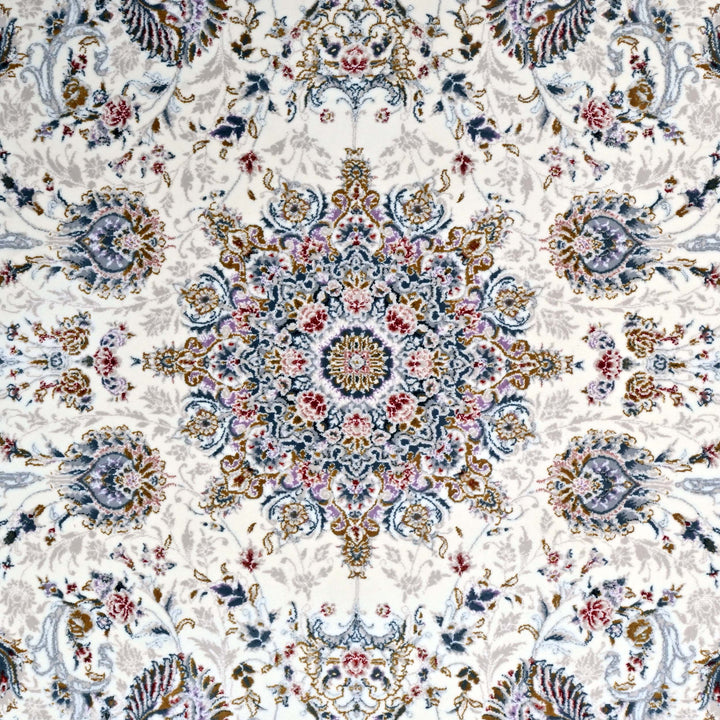 Blush Pink Persian Khas Rug 5X8 FT