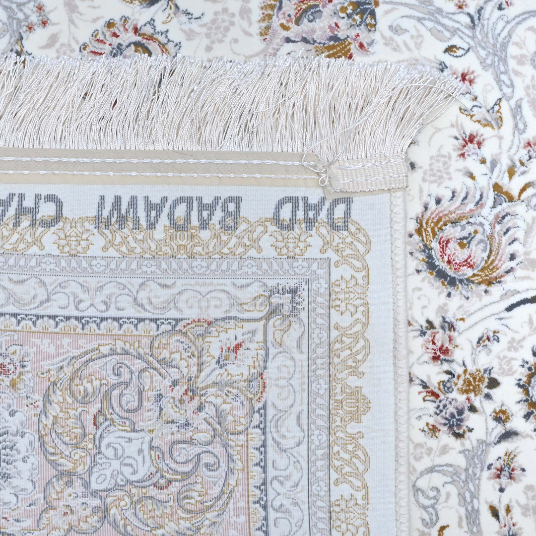 Blush Pink Persian Khas Rug 5X8 FT