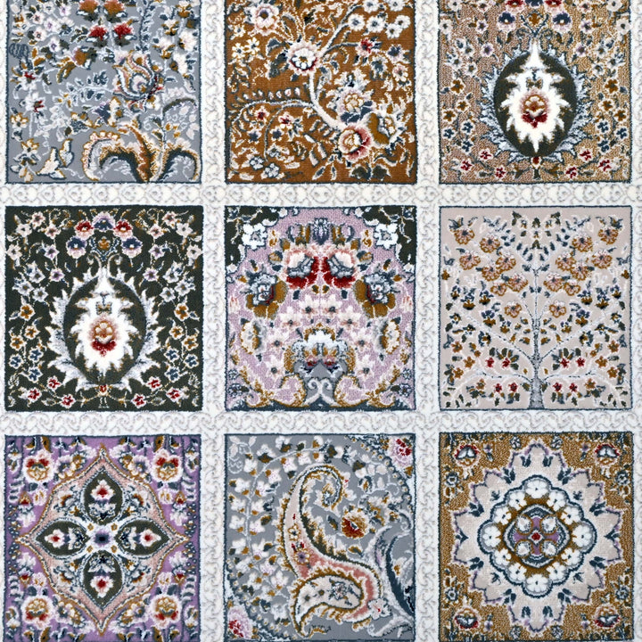 Mauve Pink Persian Khas Rug 5X8 FT