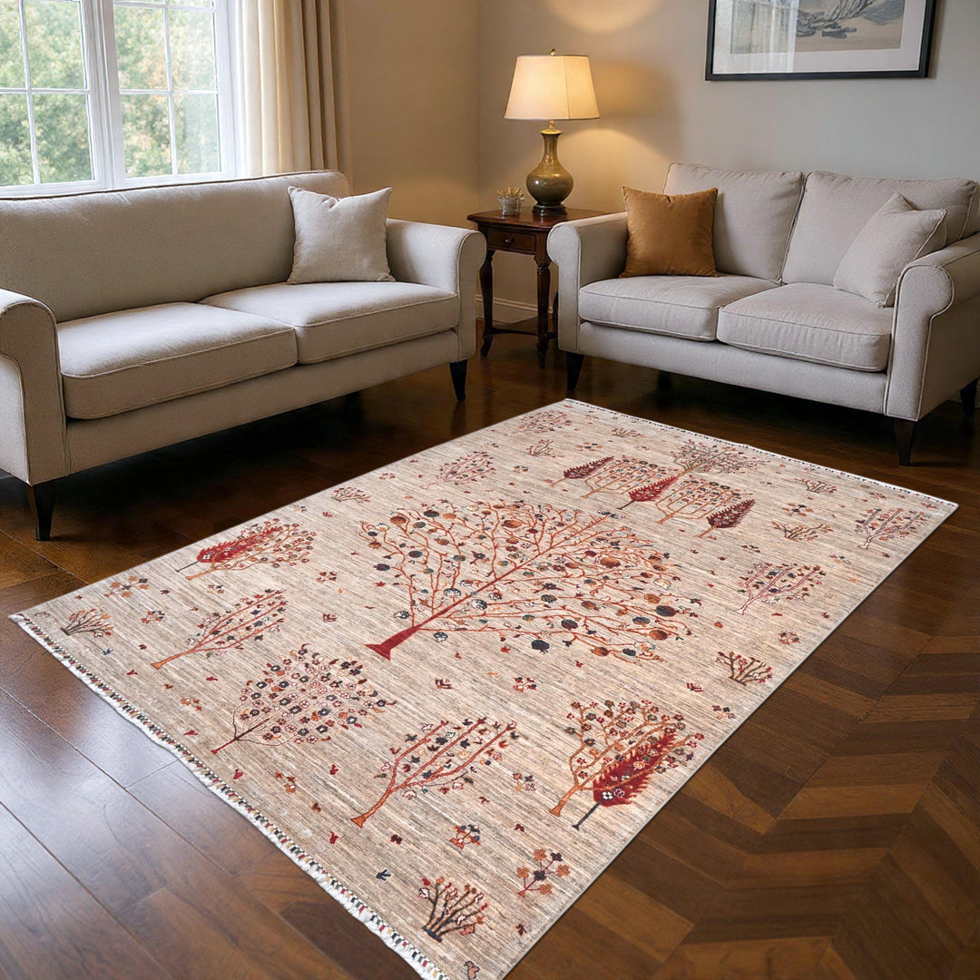 Khurjin Handmade Rug  9.9X6.9 FT