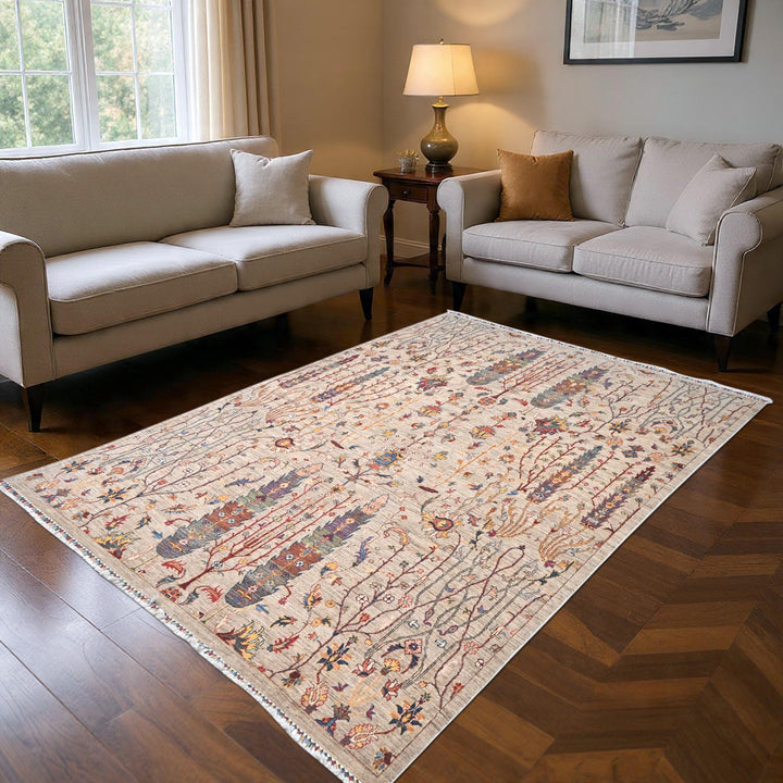 Khurjin Handmade Rug  9.5X6.9 FT