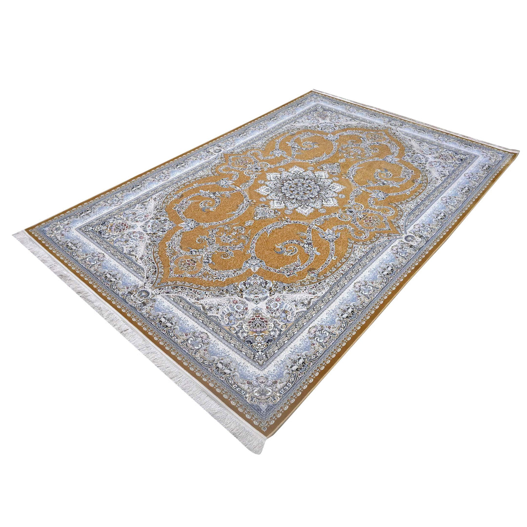 Golden Amber Persian Rug 7x10 FT