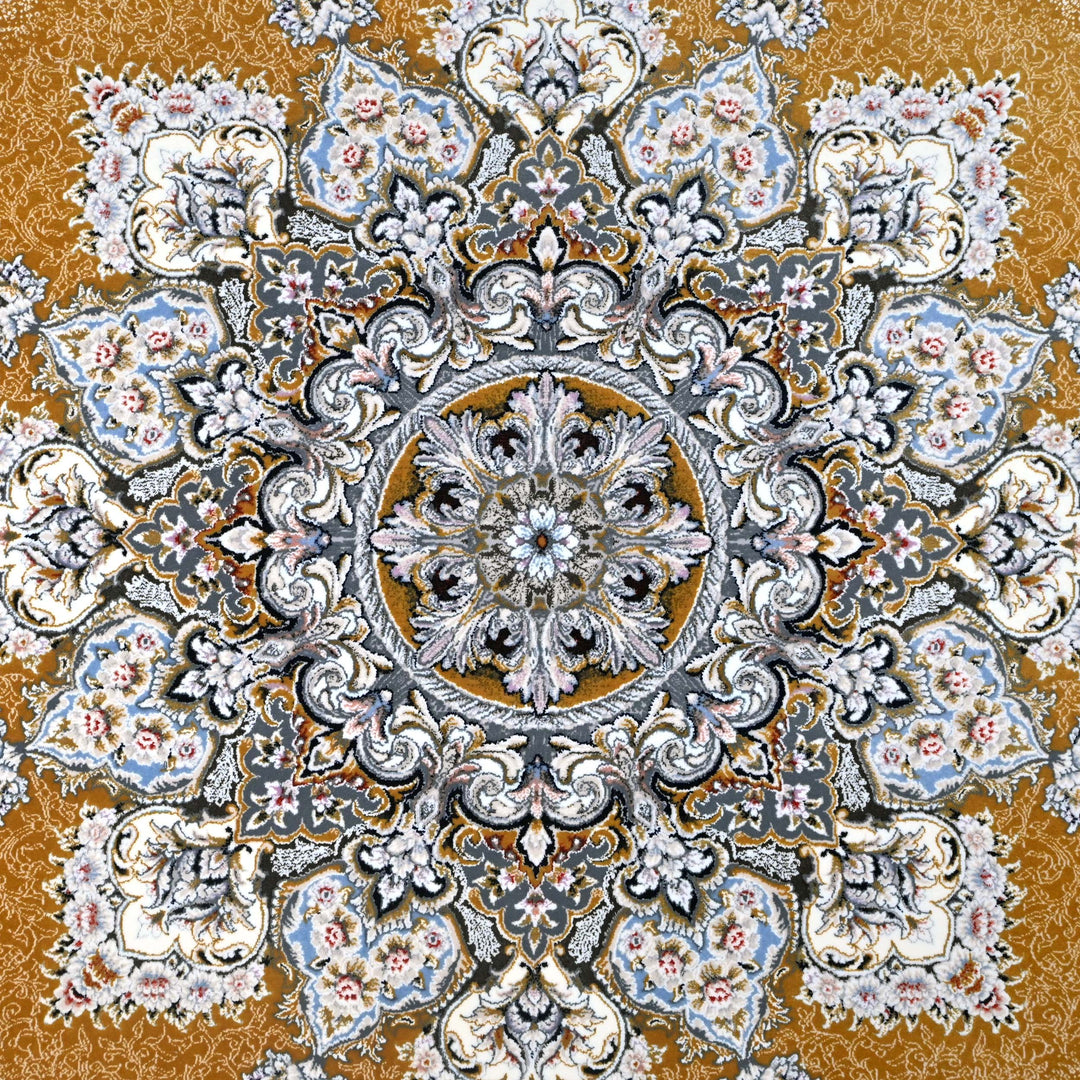 Golden Amber Persian Rug 7x10 FT