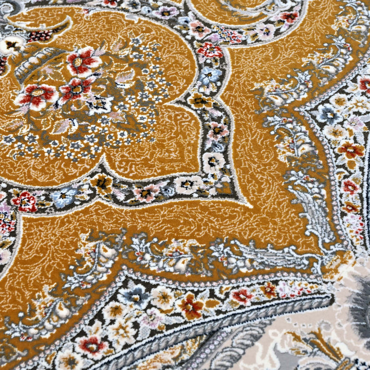 Golden Amber Persian Rug 7x10 FT