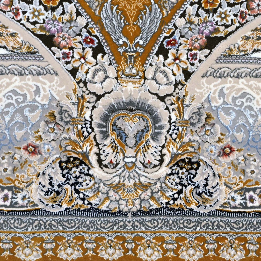 Golden Amber Persian Rug 7x10 FT