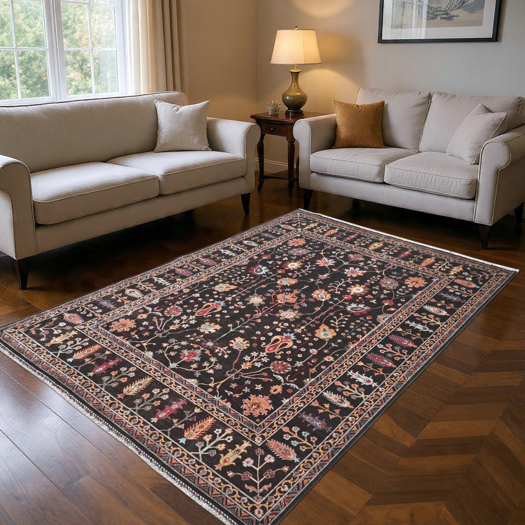 Khurjin Handmade Rug  9.11X8.1 FT