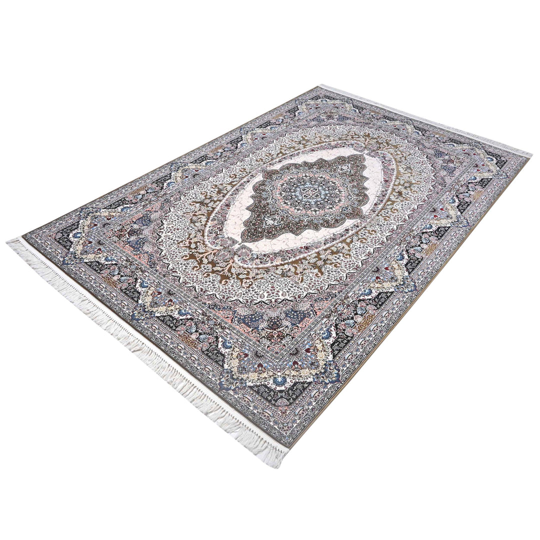 Ivory Taupe Persian Rug 7x10 FT