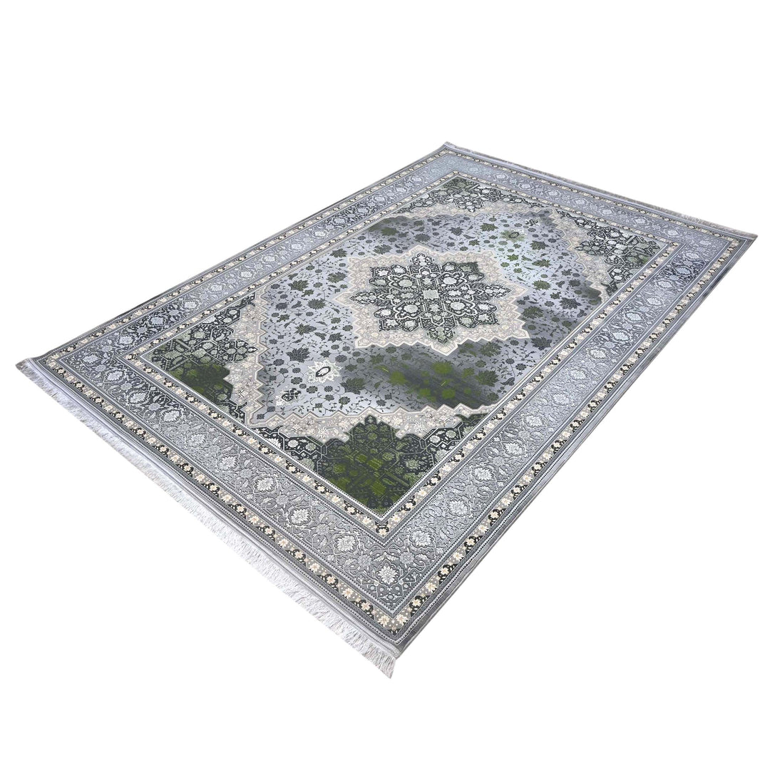 Forest Green Persian Rug 7x10 FT