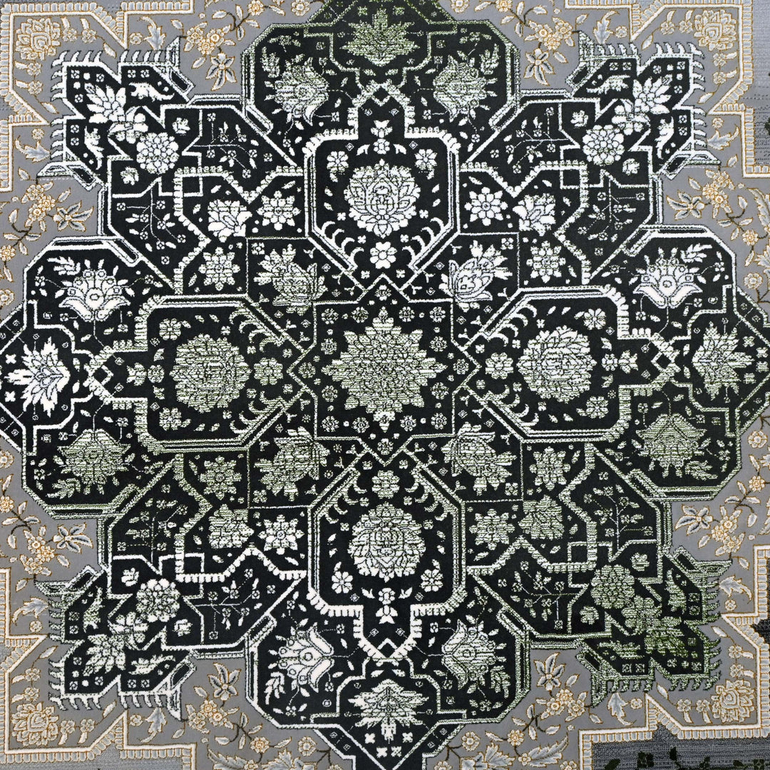 Forest Green Persian Rug 7x10 FT