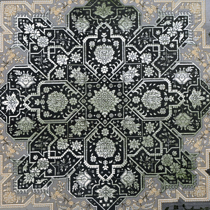 Forest Green Persian Rug 7x10 FT