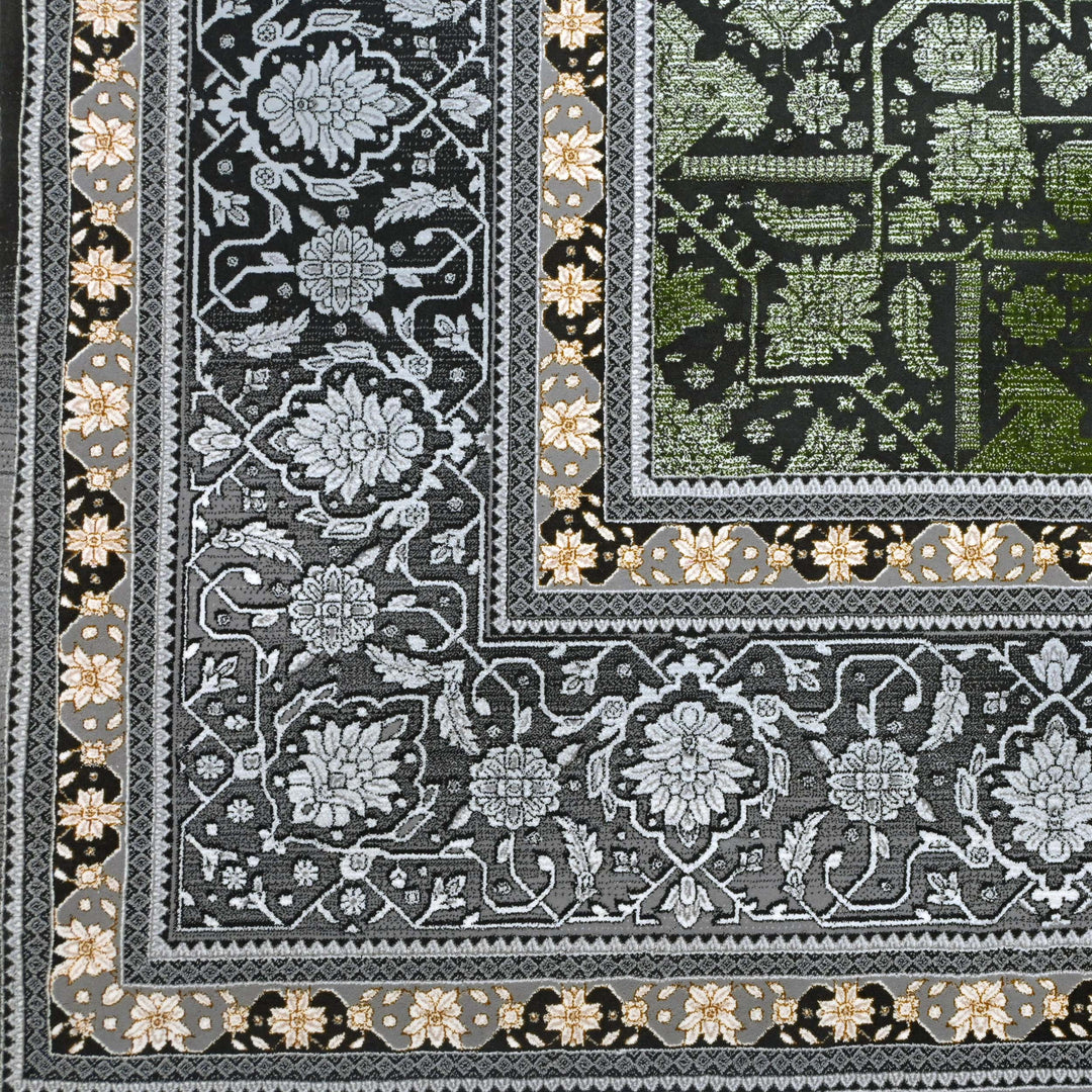 Forest Green Persian Rug 7x10 FT