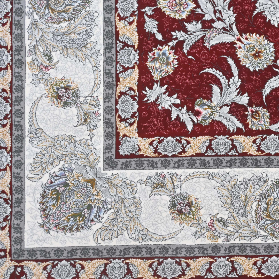 Crimson Red Persian Rug 7x10 FT
