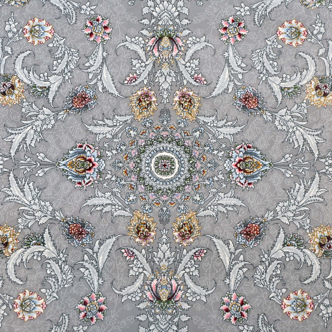 Silver Grey Persian Rug 7x10 FT