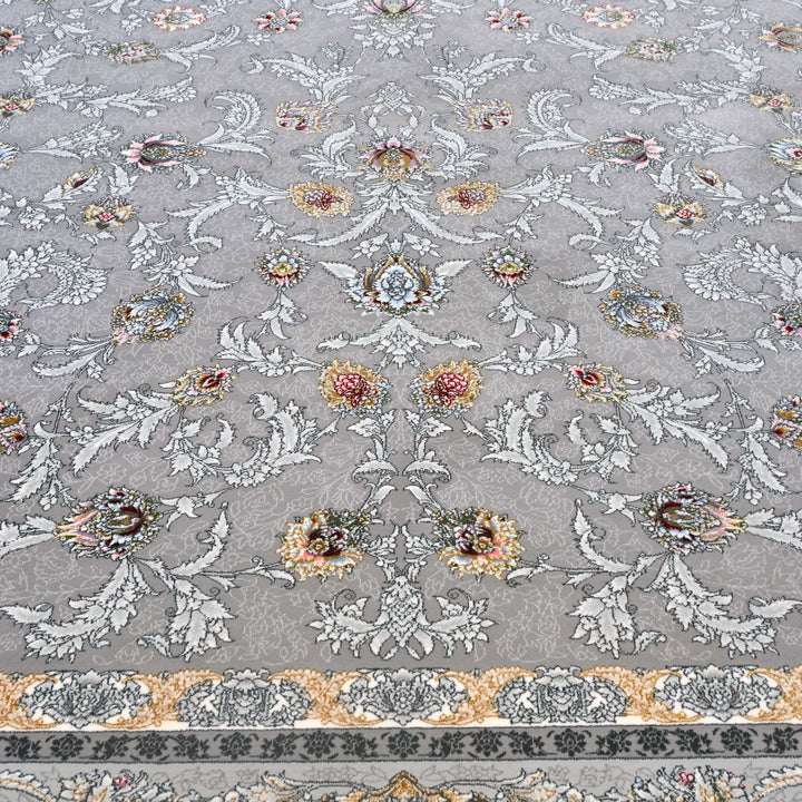 Silver Grey Persian Rug 7x10 FT