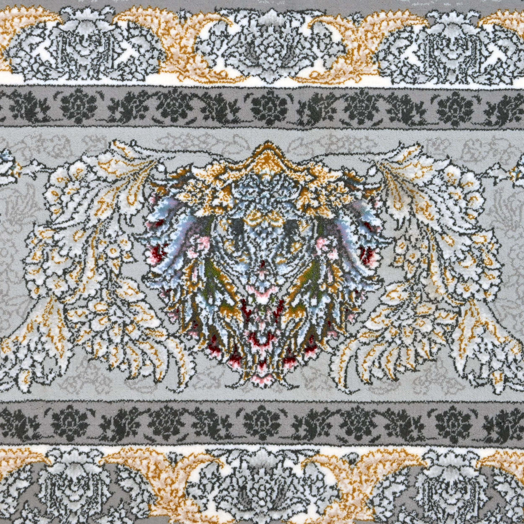 Silver Grey Persian Rug 7x10 FT