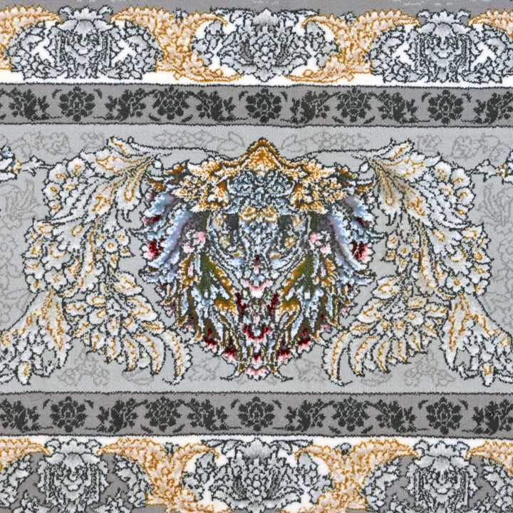 Silver Grey Persian Rug 7x10 FT