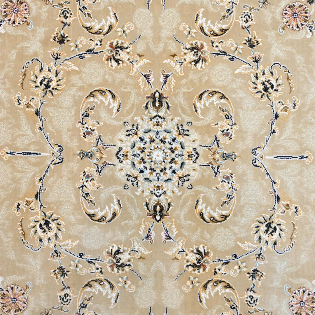 Ivory Cream Persian Rug 7x10 FT