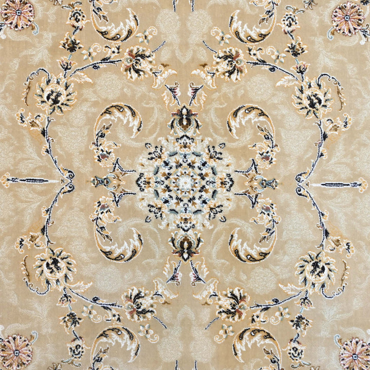 Ivory Cream Persian Rug 7x10 FT