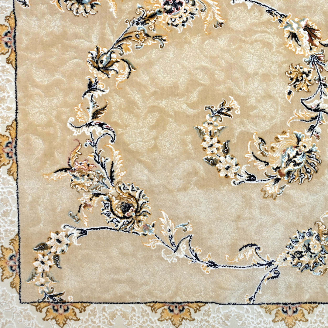 Ivory Cream Persian Rug 7x10 FT