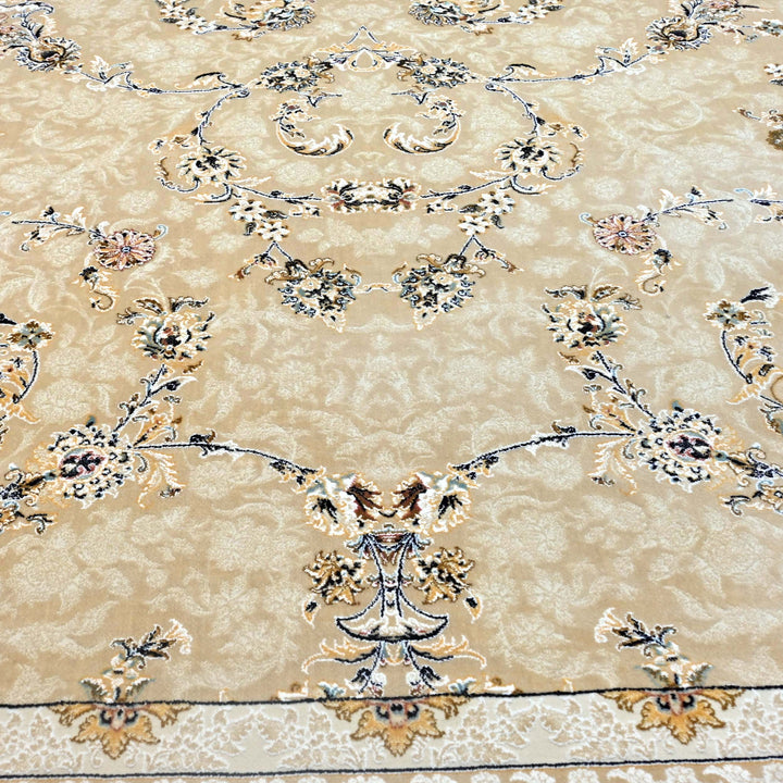 Ivory Cream Persian Rug 7x10 FT