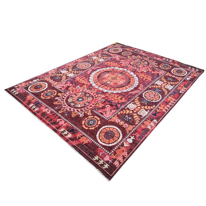 Suzzani Handmade Rug  8x10 FT