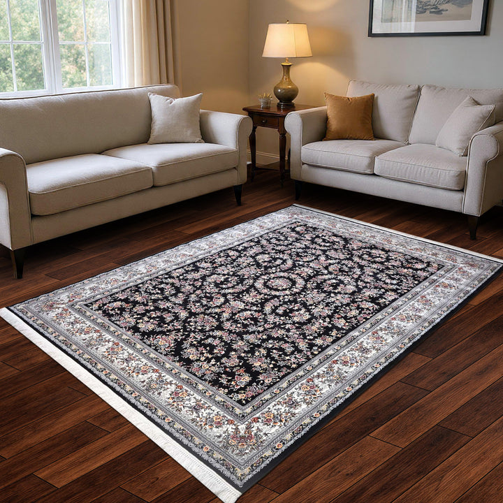 Jet Black Fine Persian 8.5x11.5 FT