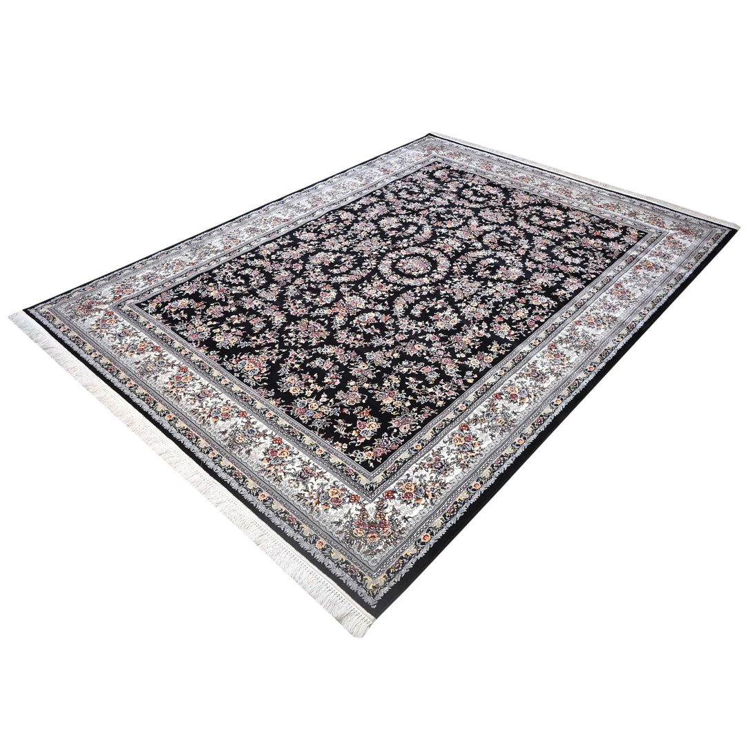 Jet Black Fine Persian 8.5x11.5 FT