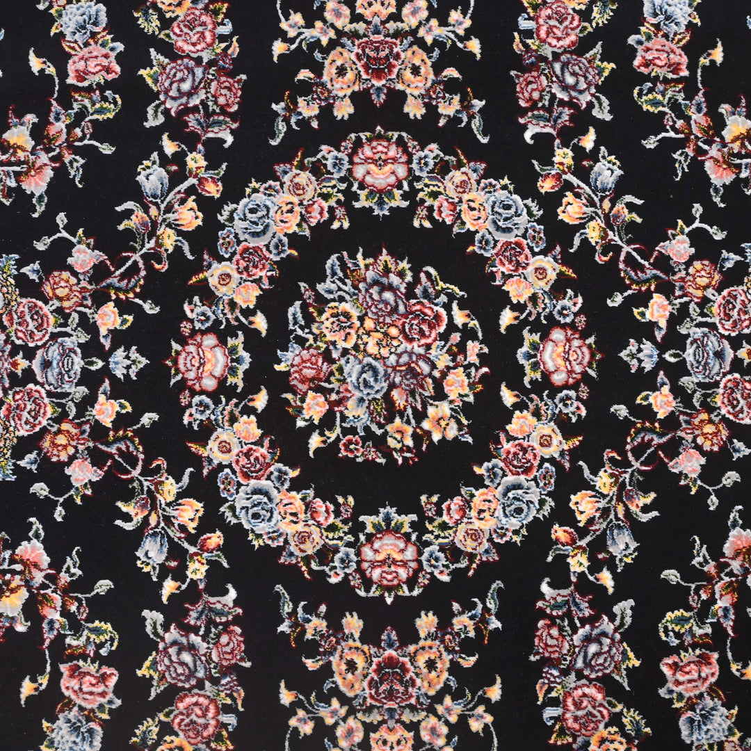 Jet Black Fine Persian 8.5x11.5 FT