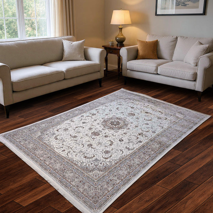 Ivory Cream Fine Persian 8.5x11.5 FT