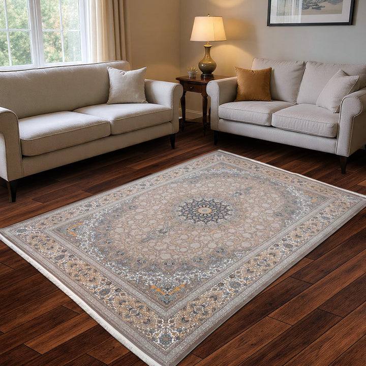 Grey & Beige Fine Persian 8.5x11.5 FT