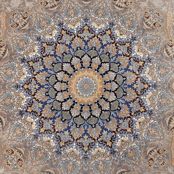 Grey & Beige Fine Persian 8.5x11.5 FT