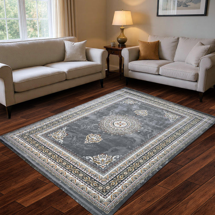 Dark Grey Fine Persian 8.5x11.5 FT